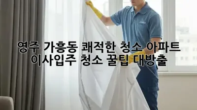 영주 가흥동 쾌적한 청소✨ 아파트 이사/입주 청소 꿀팁 대방출!